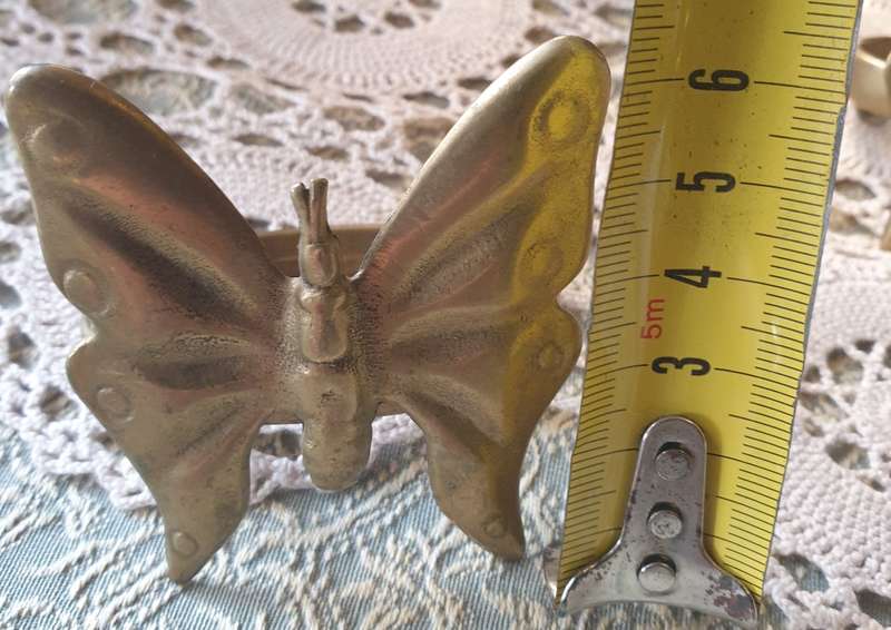 CAST BRASS NAPKIN HOLDERS SET OF 4