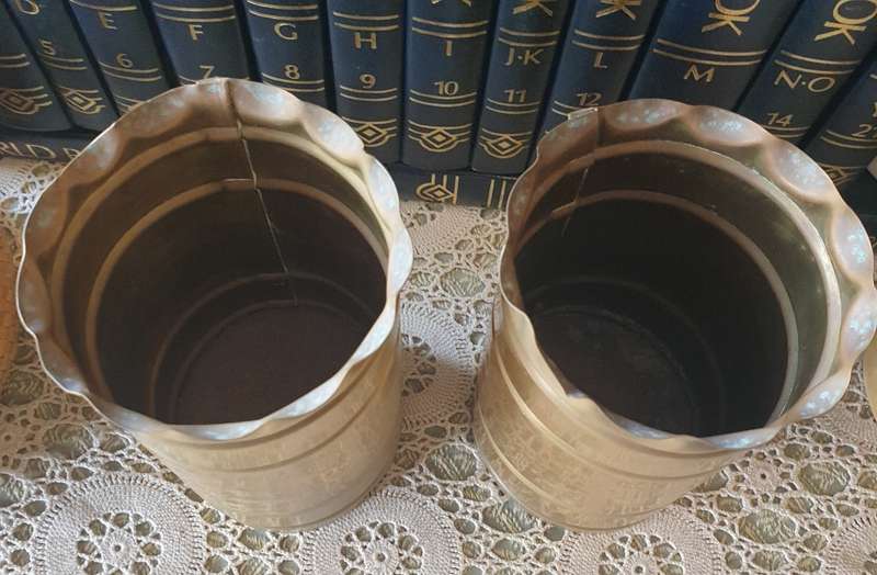 SET OF Brass planters