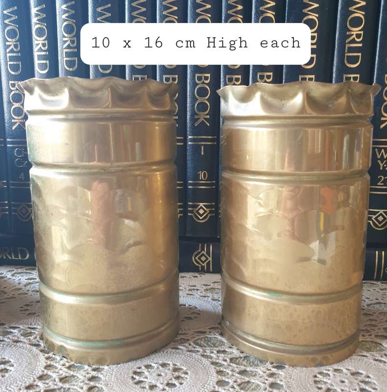 SET OF Brass planters