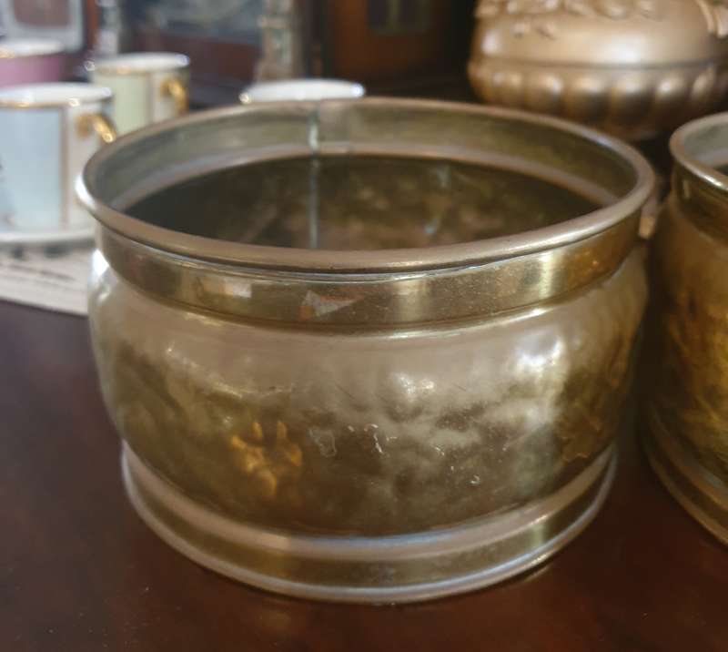 SET OF Brass planters
