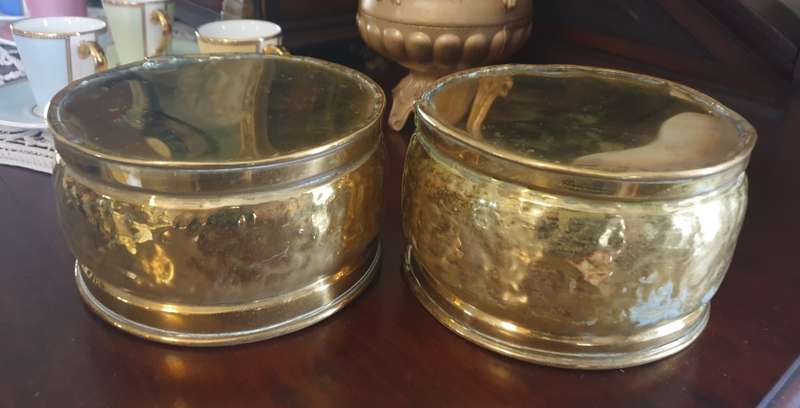 SET OF Brass planters
