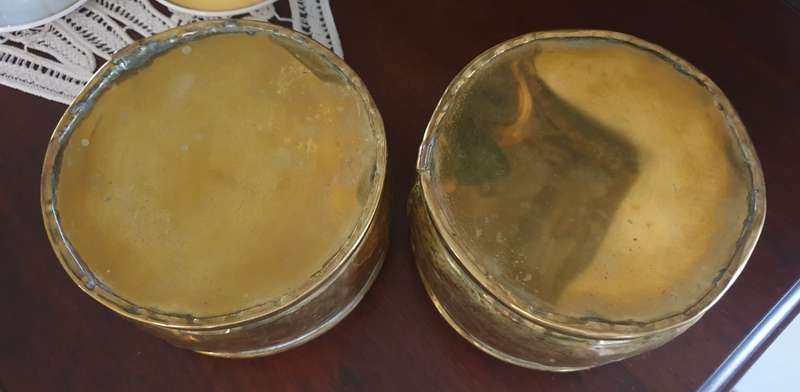 SET OF Brass planters