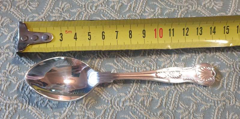 EETRITE SILVER PLATED KINGS PATTERN TEASPOONS