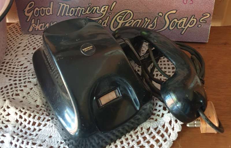 Vintage  bakelite  telephone for the collector
