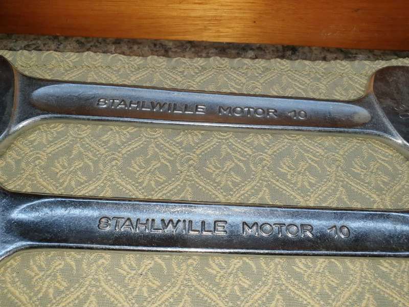 STAHLWILLE DOUBLE OPEN END SPANNER SET .... AS NEW