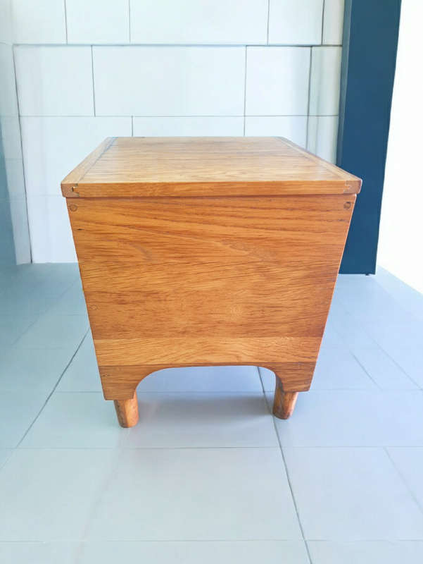 Antique Mission Style Oak Commode