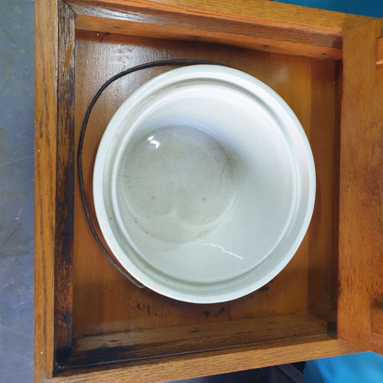 Antique Mission Style Oak Commode