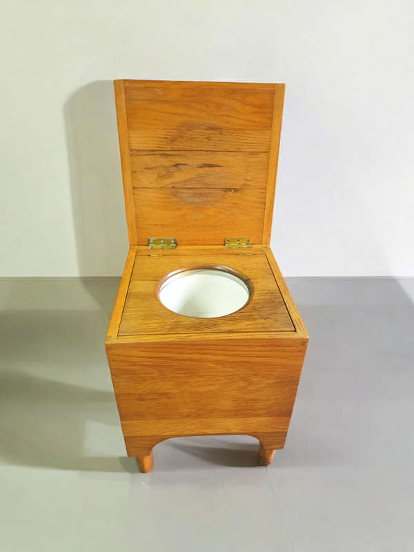 Antique Mission Style Oak Commode