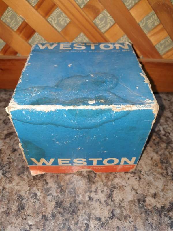 Vintage WESTON Amperes DC Panel Meter Gauge, Model 301