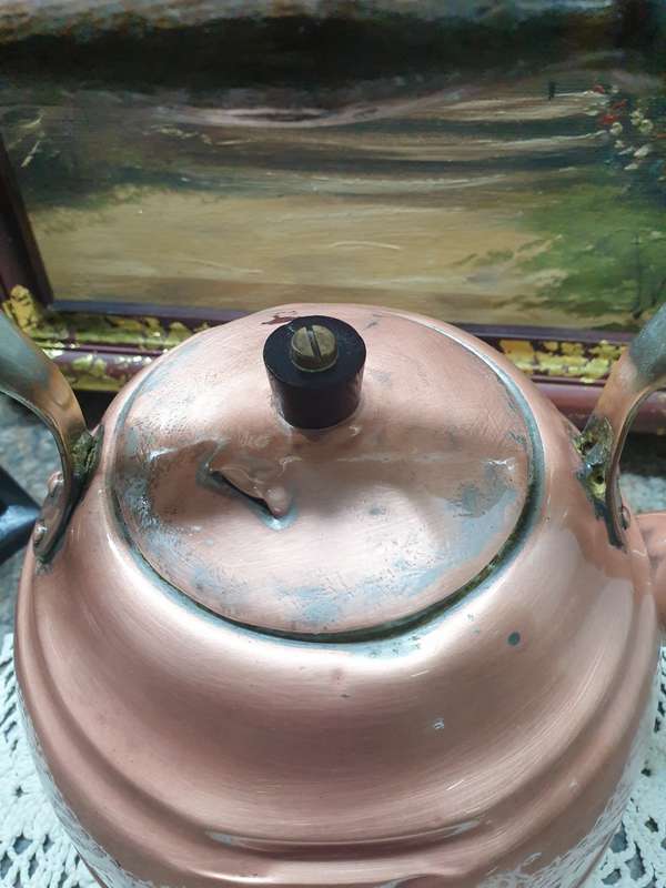 VINTAGE ELECTRIC COPPER KETTLE (NOT WORKING )