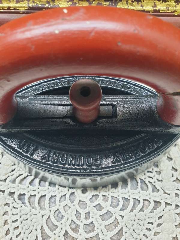 Antique Sad Iron with Detachable Handle