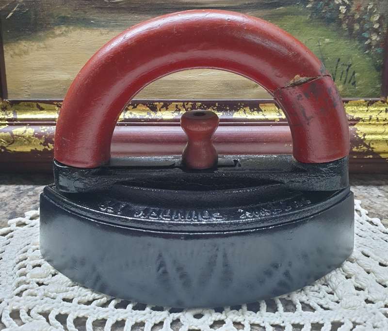 Antique Sad Iron with Detachable Handle