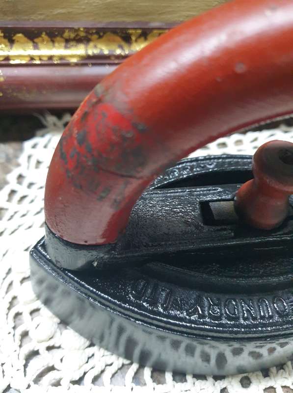 Antique Sad Iron with Detachable Handle