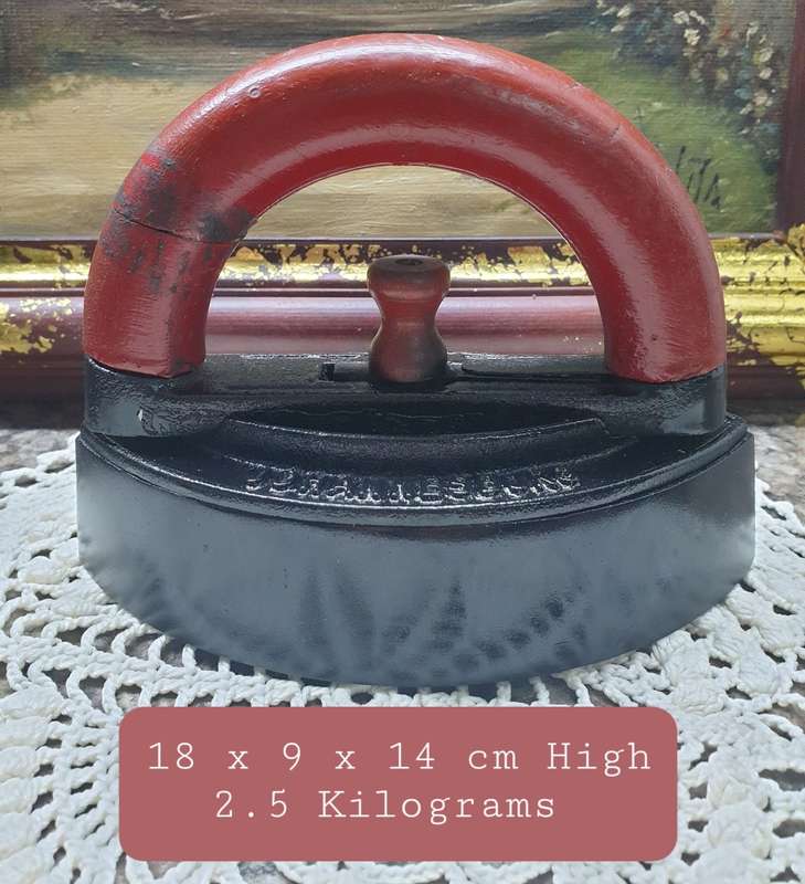 Antique Sad Iron with Detachable Handle