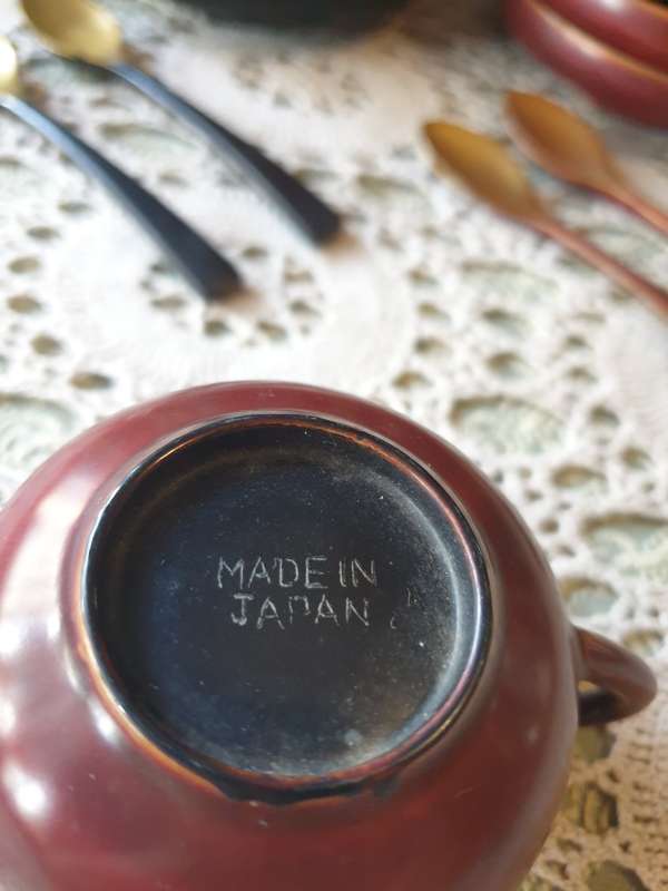 1960s Chinoiserie Wood Lacquered Set