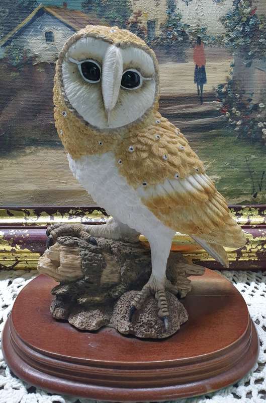 Leonardo Collection Large Barn Owl Ornament Figurine