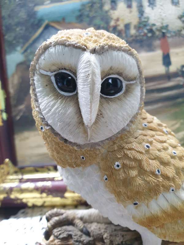Leonardo Collection Large Barn Owl Ornament Figurine