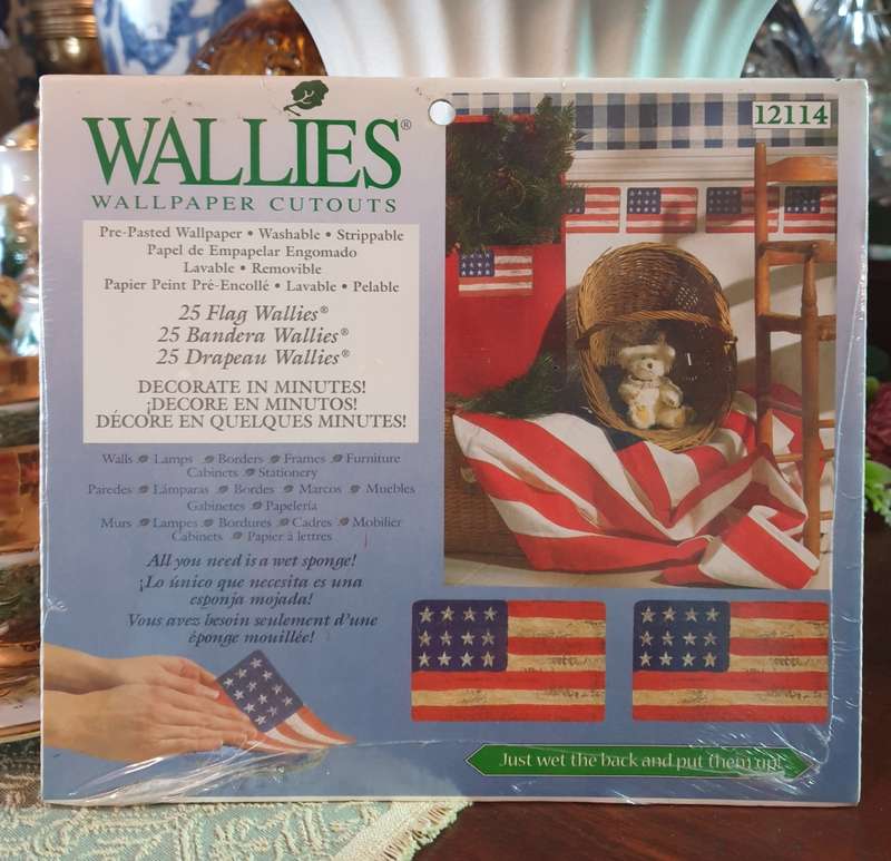 Wallies Wallpaper Cutouts  | PRINTED IN THE  USA |