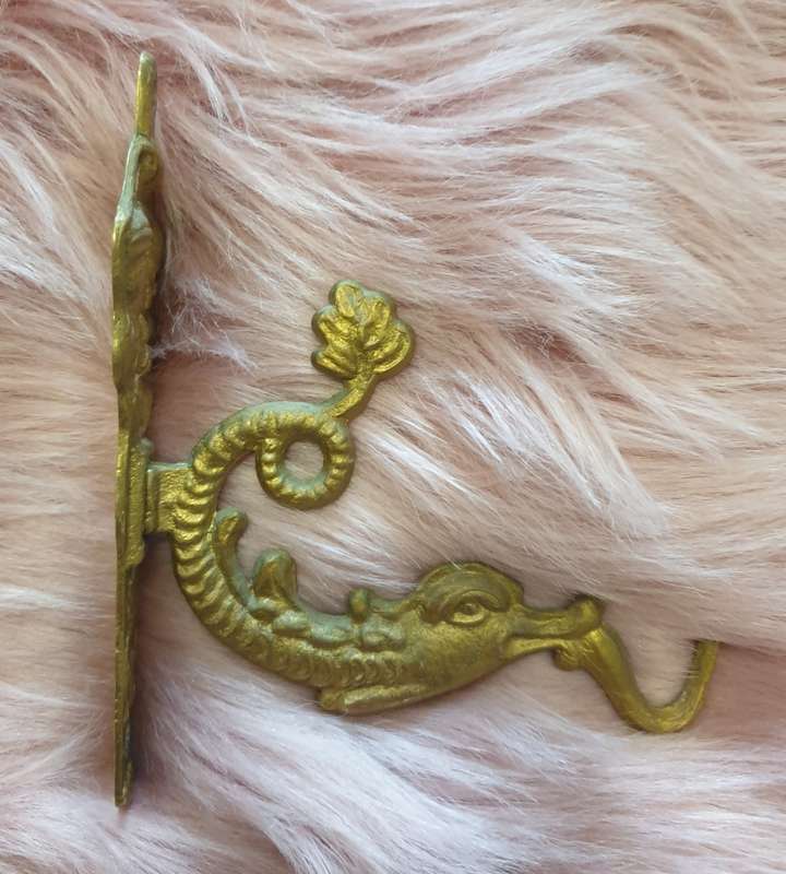VINTAGE BELL PULL DECORATIVE NEEDLEPOINT