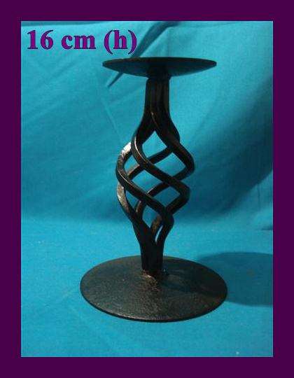 Beautifull Old Cast Iron Candle Holder