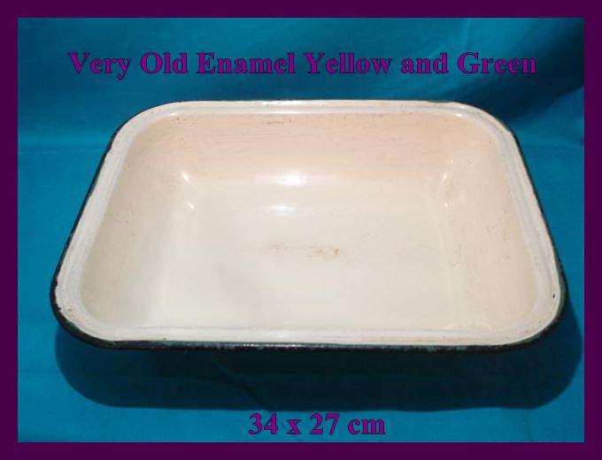 Old Enamel Oven Pan