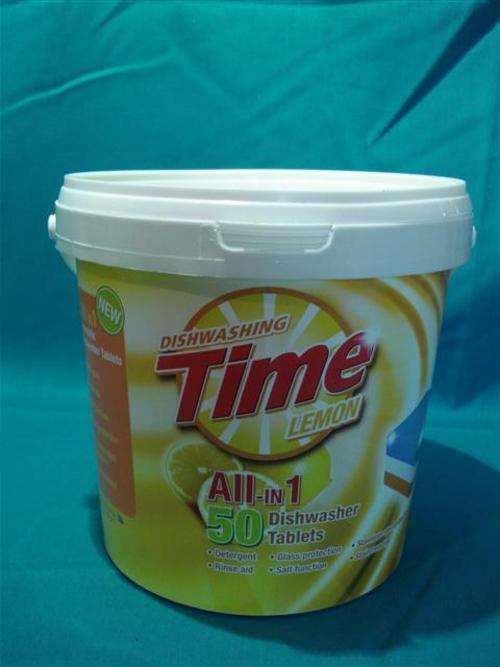 Dishwashing Time Lemon All in 1 Dishwasher Tablets