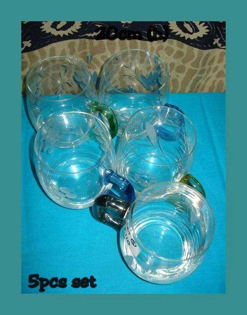 Beautiful Cut Glass coffee mugs