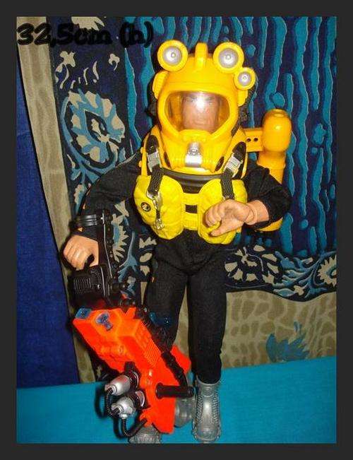Nice scuba diving Action figure