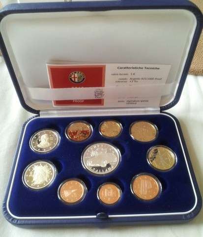 Very interesting Proof set in Silver Alfa Romeo