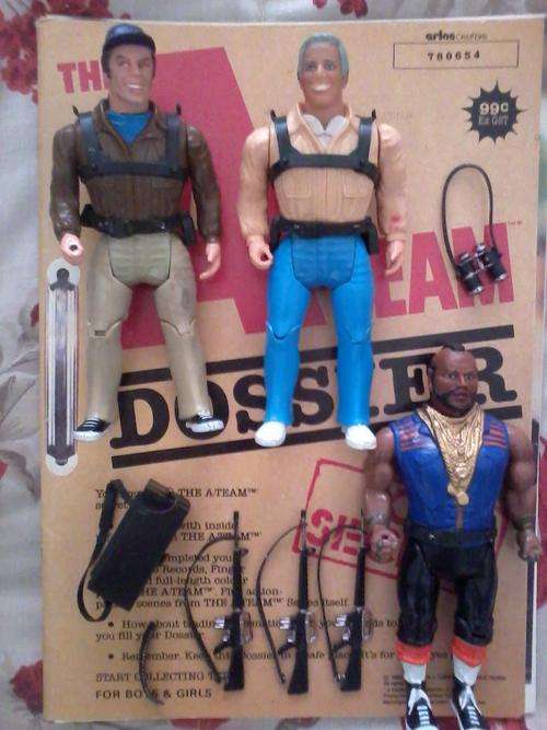 A-Team Figures and Card Book