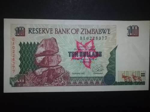 Ten Dollars Zimbabwe