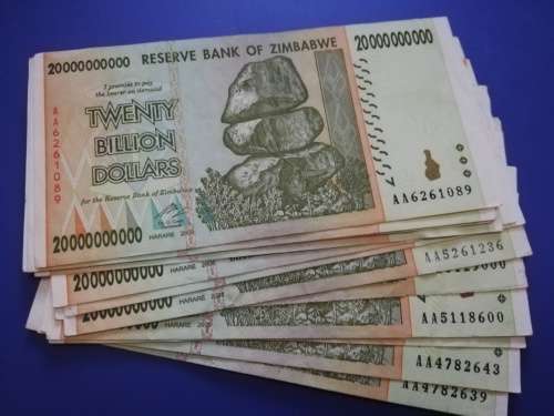 Twenty Billion Dollars Zimbabwe
