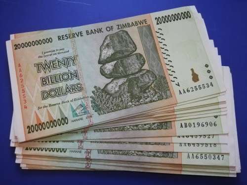 Twenty Billion Dollars Zimbabwe