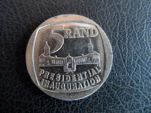 22 x 1994 Presidential Inauguration R5 coins (bid per coin)