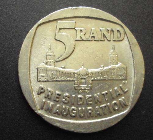 1994 Presidential Inauguration R5 coin