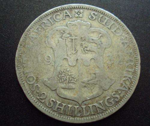 1932 florin- 2 shilling 80% silver