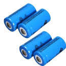 16340 1400mAh 3.7V Li-ion Rechargable Battery
