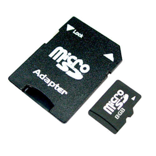 8GB Micro SD card + SD Adapter
