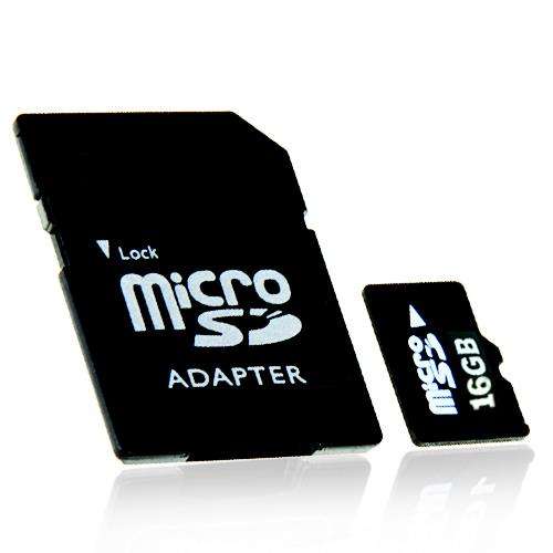 16GB Micro SD card + SD Adapter