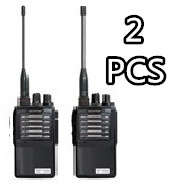 Pair of Rechargeable Baofeng 2 way Radio Walkie Talkie