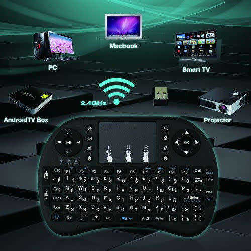 New Rechargeable Mini Wireless Keyboard and Mouse Combo