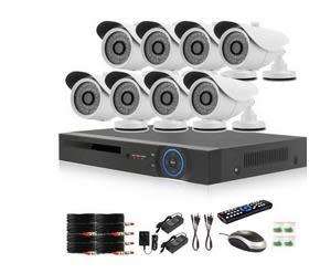 5MP AHD 8 Channel CCTV Camera System Kit with Internet and Phone Remote Viewing