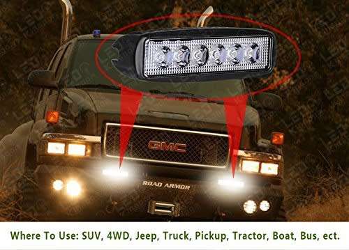 14cm Spot Offroad 6 inch LED Light Bar Work Driving Work Light Signal Row SUV 4WD Boat Truck
