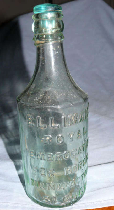 Elliman's Horse Embrocation Bottle