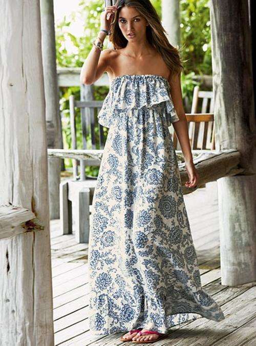 **ORIGINAL** Victoria's Secret - Ruffled Maxi Dress