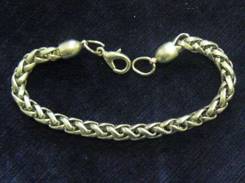 CHAIN BRACELET 19 CM SILVER METAL W