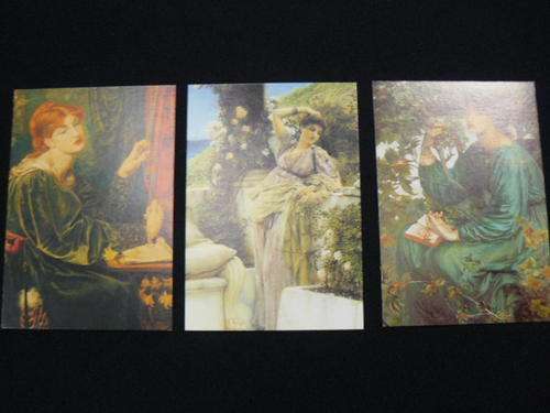 3 X COLLECTABLE POST CARDS AND FREE FRAME