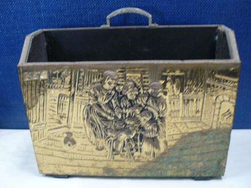 BRASS MAGAZINE RACK