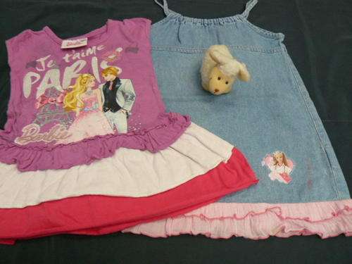 BARBIE DRESSES X2 FOR 1 - 2 YEARS OLD
