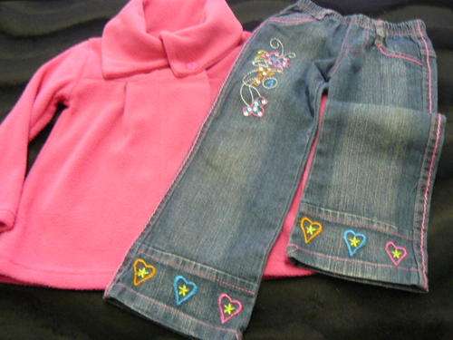 TOP AND JEANS 3-4 YEARS OLD